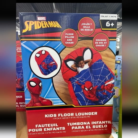 Oversized floor lounger & nap, Spiderman - Picture 5 of 5